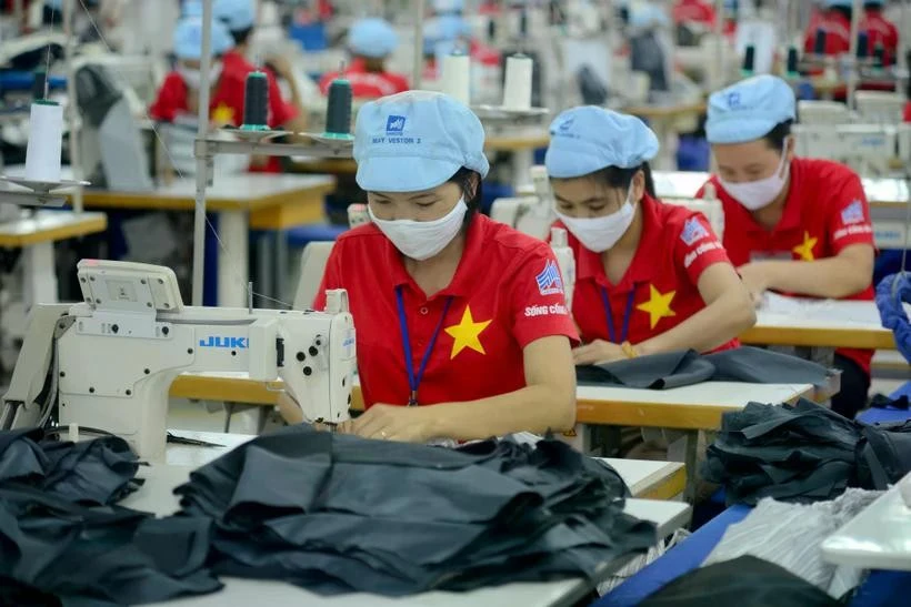 Garment production at May 10 Corporation (Photo: VNA)