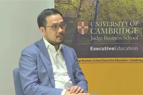 Associate Professor Nguyen Dang Bang at the University of Cambridge’s Judge Business School (Photo: VNA)