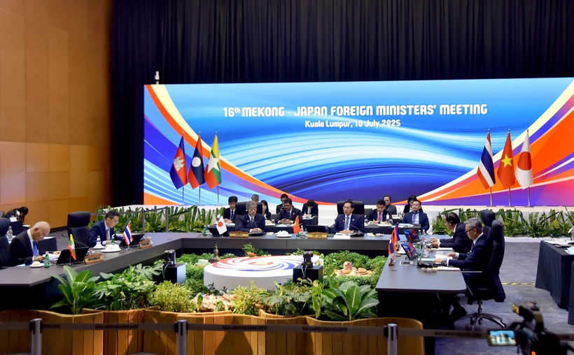 The 16th Mekong–Japan Foreign Ministers’ Meeting is held within the framework of the 58th ASEAN Foreign Ministers’ Meeting and related events in Kuala Lumpur, Malaysia. (Photo: Ministry of Foreign Affairs)