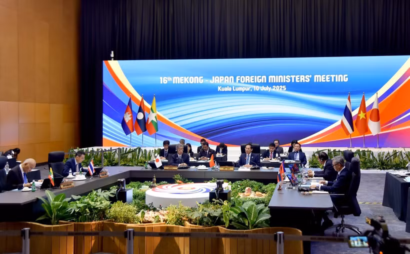 The 16th Mekong–Japan Foreign Ministers’ Meeting is held within the framework of the 58th ASEAN Foreign Ministers’ Meeting and related events in Kuala Lumpur, Malaysia. (Photo: Ministry of Foreign Affairs)