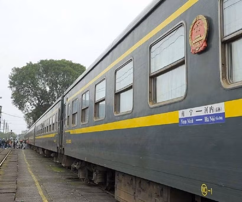 The Vietnam-China international passenger train service. (Photo: baotintuc.vn)