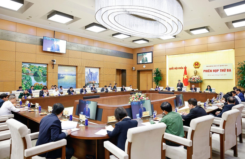 The third meeting of the National Election Council is held on November 10, 2025. (Photo: VNA)