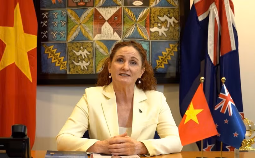 New Zealand Ambassador to Vietnam Caroline Beresford (Photo: VNA)