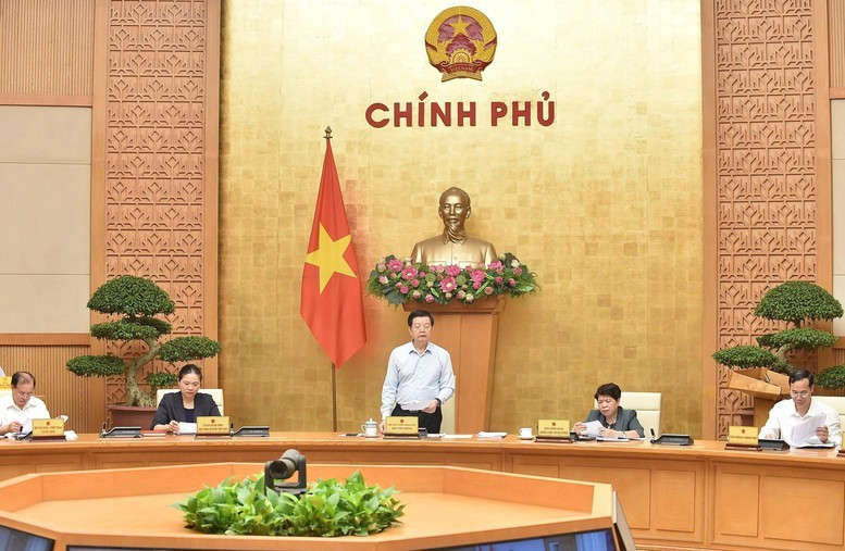 Deputy Prime Minister Mai Van Chinh chairs a meeting of the steering committee for the exhibition on national achievements marking the 80th National Day. (Photo: baochinhphu.vn)