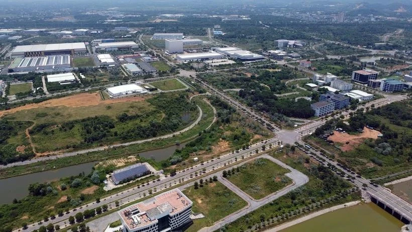 A corner of Hoa Lac Hi-Tech Park (Photo: VNA)