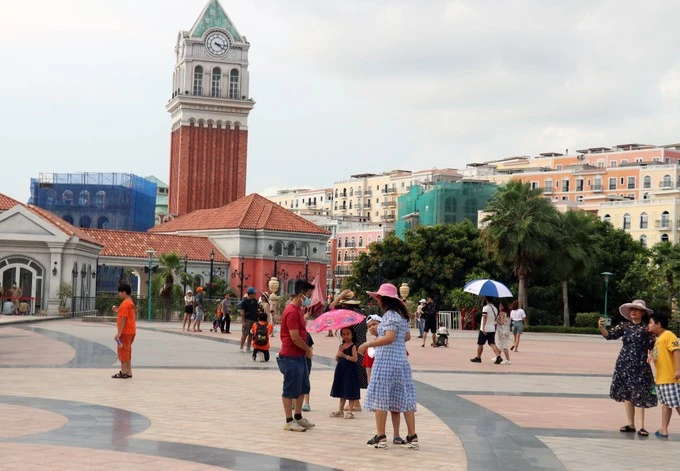 The An Thoi – Hon Thom cable car in Phu Quoc city, Kien Giang province is among the top tourist destinations for domestic and international tourists. (Photo: VNA)