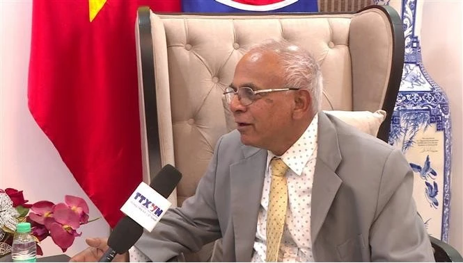 Indian General P.K. Chakravorty (Photo: VNA)