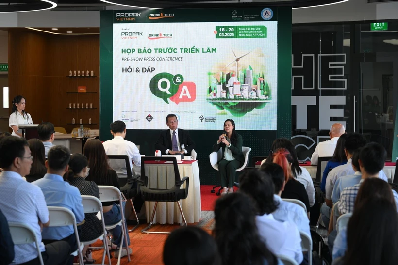 The 18th International Processing and Packaging Technology Exhibition (ProPak Vietnam 2025) and the 2nd International Beverage Technology Exhibition (DrinkTech Vietnam 2025) are set to take place in Ho Chi Minh City from March 18-20. (Photo: Bao Tin Tuc)