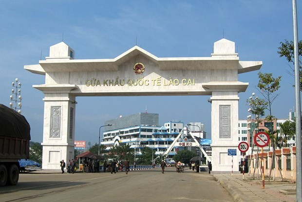 Lao Cai International Border Gate (Photo: VNA)