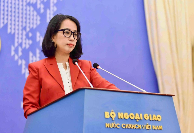 Spokesperson of the Ministry of Foreign Affairs Pham Thu Hang. (Photo: VNA)