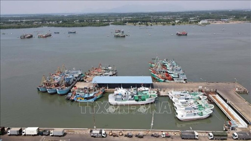 Cat Lo Fishing Port in Phuoc Thang ward, Ho Chi Minh City. (Photo: VNA)