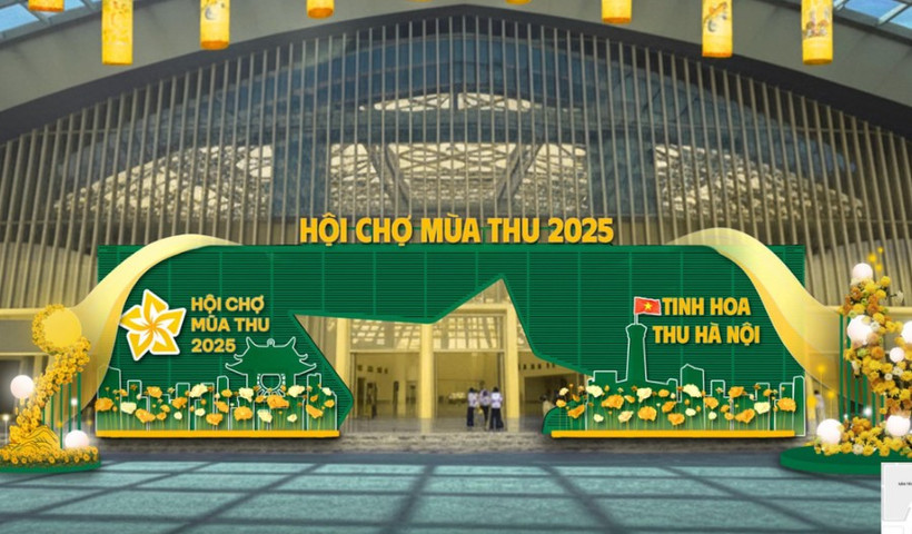 The entrance gate of the Autumn Fair 2025. (Photo: vneconomy.vn)