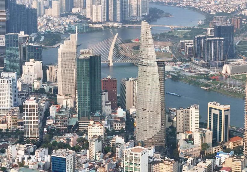 The Bitexco Financial Centre, also known as the Bitexco Tower, is one of the iconic landmarks of Ho Chi Minh City. (Photo: VNA)
