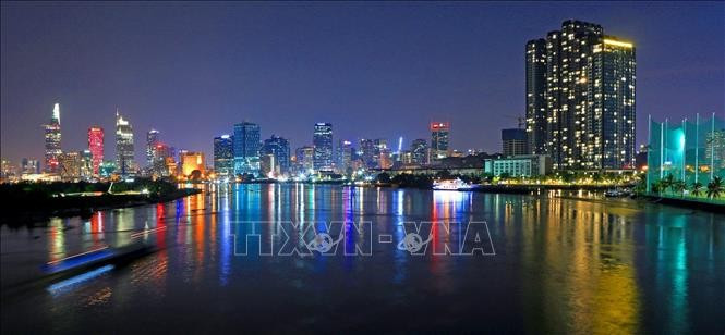 A corner of downtown Ho Chi Minh City. (Photo: VNA)