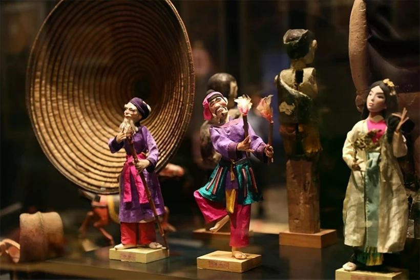An exhibition space for applied and folk arts at the Vietnam Fine Arts Museum (Photo: Vietnam Fine Arts Museum)