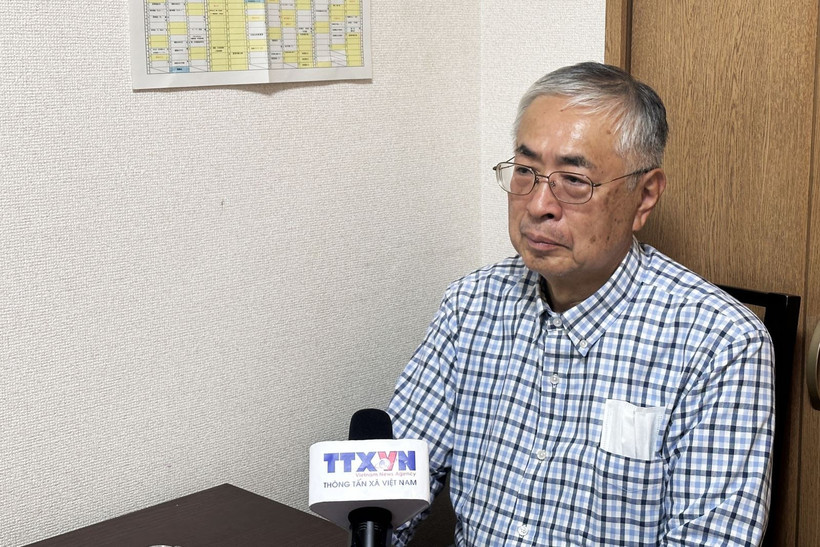 Professor Kurihara Hirohide from the Tokyo University of Foreign Studies (Photo: VNA)