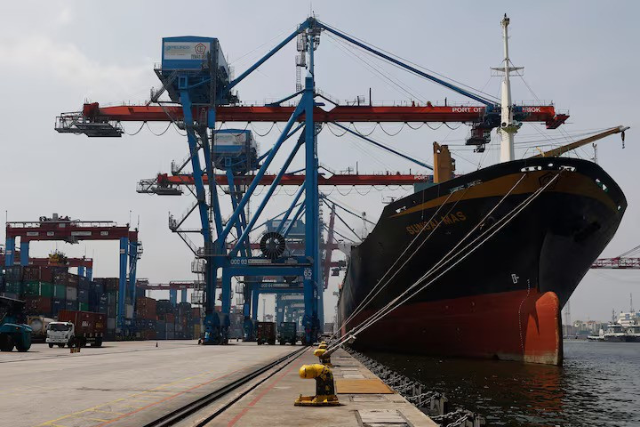 A view of a container terminal at Tanjung Priok Port in Jakarta, Indonesia, February 12, 2025. (Photo: Reuters)