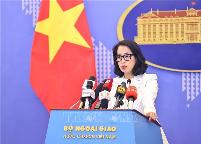 Spokesperson for the Ministry of Foreign Affairs Pham Thu Hang (Photo: VNA)