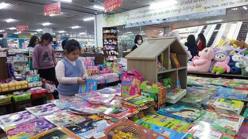 Tet is a time when publishers release special editions for readers. (Photo: VietnamPlus)