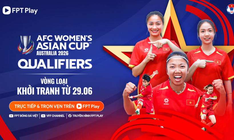 The qualifiers for the AFC Women’s Asian Cup 2026 will kick off on June 29. (Photo: VFF)