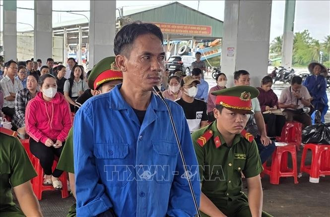 Defendant Le Duy Tinh (Photo published by VNA)