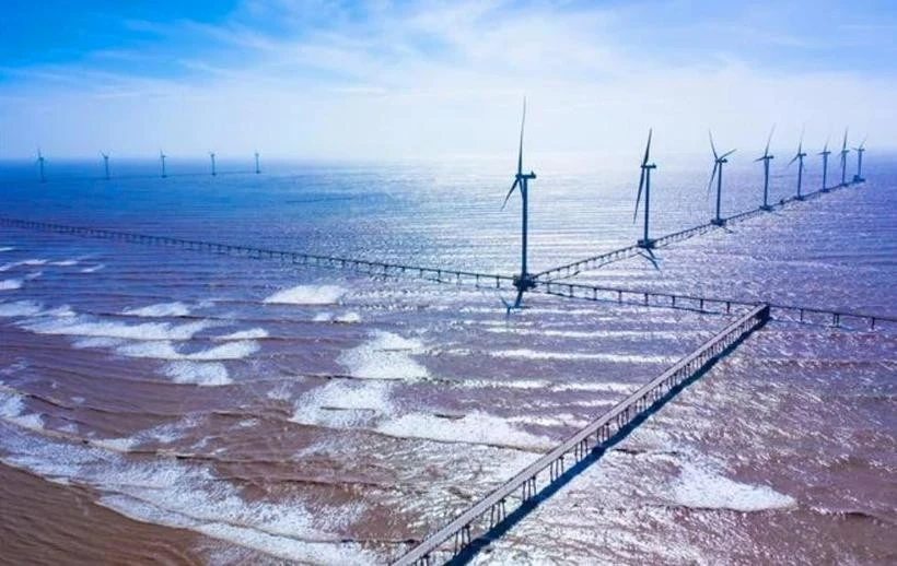The Vietnamese Government has set a target for renewable energy to account for at least 33% of the total electricity output by 2030.(Photo published by VNA)