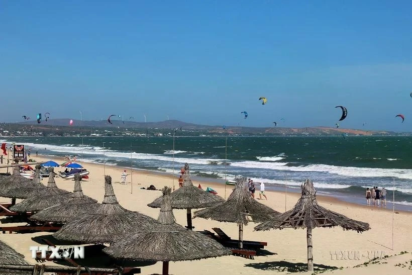 A corner of Mui Ne beach (Photo: VNA)