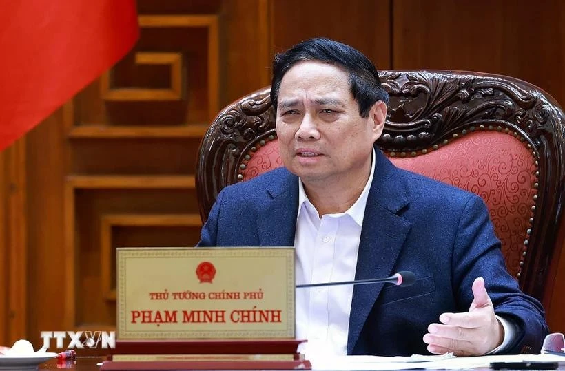 Prime Minister Pham Minh Chinh chairs a meeting on preparations for the 2027 APEC Economic Leaders’ Week in Hanoi on March 3. (Photo: VNA)