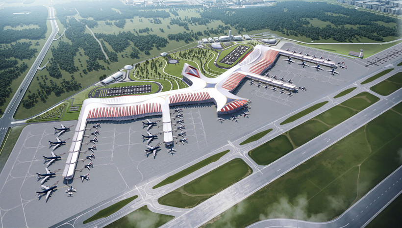 A perspective of Phu Quoc international airport. (Photo: Sun Group)