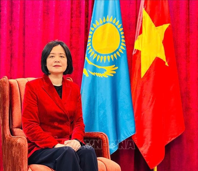 Vietnamese Ambassador to Kazakhstan Pham Thai Nhu Mai (Photo: VNA)