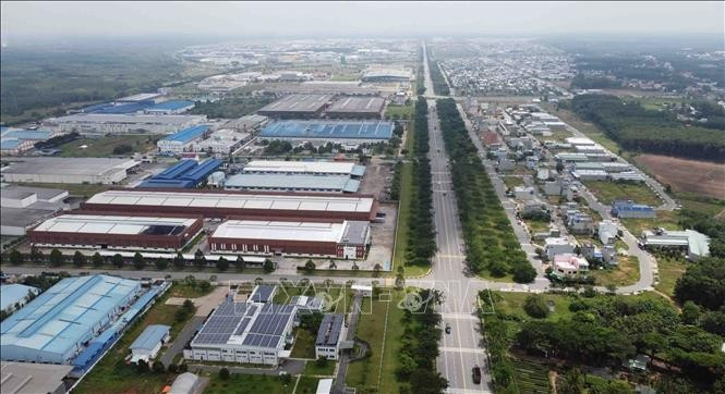 A view of the expanded Vietnam–Singapore Industrial Park (VSIP) in Tan Uyen township, Binh Duong province. (Photo: VNA)