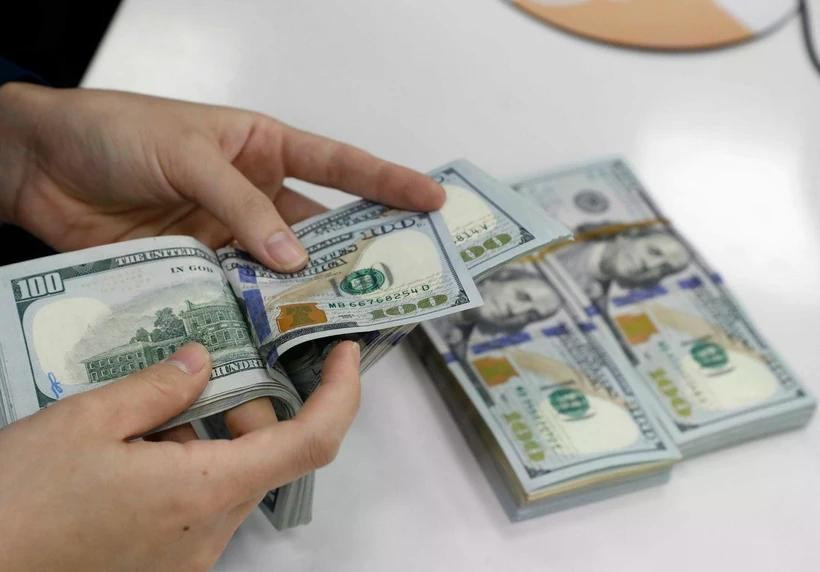The daily reference exchange rate for the US dollar is set at 24,813 VND/USD on March 21. (Photo: VNA)