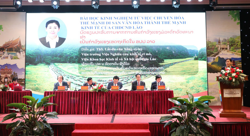 A seminar in Ninh Binh brings together Vietnamese and Lao experts to share experience and strategies on developing heritage-based economies. (Photo: VNA)