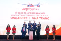 Vietjet announces Nha Trang–Singapore route in the presence of Vietnam’s General Secretary and President To Lam (Photo: Vietjet)