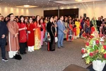 Participants at the homeland spring programme held in Brussels, on January 19 by the Vietnamese Embassy in Belgium, which is also in charge of Luxembourg. (Photo: VNA)