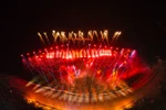 Jetski team sets world record with fireworks display. (Photo: VNA)