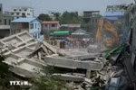 Rescue operations underway after the earthquake in Mandalay, Myanmar. (Photo: Xinhua/VNA) 