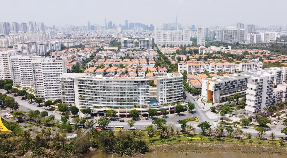 A panoramic view of Nam Quang 2 Quarter in the Phu My Hung residential area, District 7. (Photo: VNA)