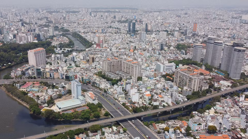 New residential areas have rapidly developed in Binh Thanh District. (Photo: VNA)