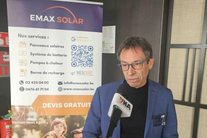 Professor Geert Angenon of Vrije Universiteit Brussel (Photo: VNA)