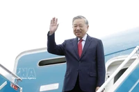 Party General Secretary To Lam leaves Hanoi on February 18 morning to attend the inaugural meeting of the Board of Peace for Gaza in Washington D.C., the US. (Photo: VNA)
