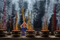 "Ho Chi Minh City" by David Poey Cher Tay (Singapore) is one of the selected photos on display at a previous exhibition of "Vietnam Through the Lens of International Photographers".