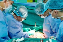 Over 200 health professionals from the University Medical Centre Ho Chi Minh City (UMC) successfully perform organ procurement and transplantation on January 25. (Photo: VNA)