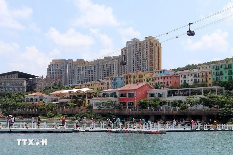 A view of a modern urban area in southern Phu Quoc Island, An Giang province. (Photo: VNA)