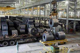 Steel production at Hoa Phat Group. Hoa Phat is excluded from the EU's decision on imposing anti-dumping duties on hot-rolled steel. (Photo: VNA)