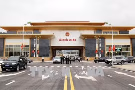 At the Chi Ma border gate in the northern province of Lang Son. (Photo: VNA)