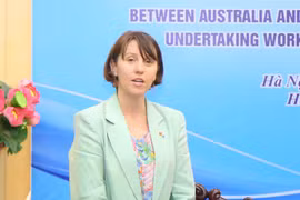 Renee Deschamps, Chargé d'Affaires of the Australian Embassy in Vietnam. (Photo: VNA)