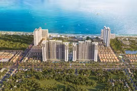 The Beacon Tower towers are inspired by the iconic lighthouse symbol (Perspective rendering: Sun Property)