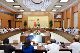 At the NA Standing Committee’s 50th session in October. (Photo: VNA)