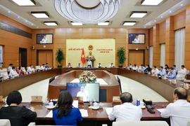 At the NA Standing Committee’s 50th session in October. (Photo: VNA)